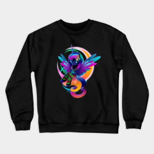 Synthwave Princess Luna Crewneck Sweatshirt